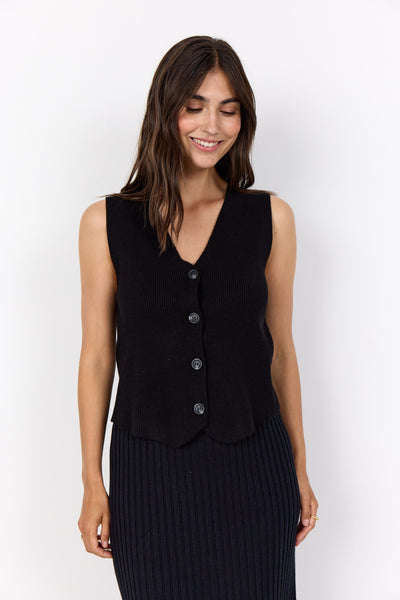 SoyaConcept Kanita 27 Gilet zwart