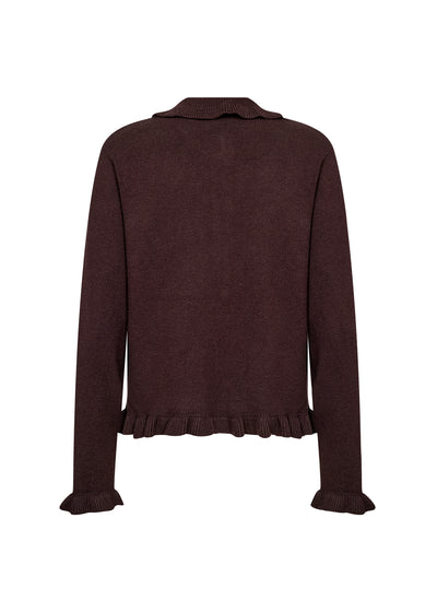 SoyaConcept Helda 3 Cardigan choco bruin
