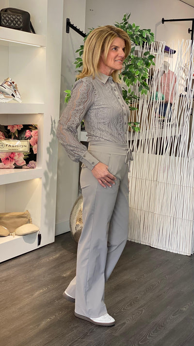 Mi piace Travelbroek Loose Fit taupe 202089