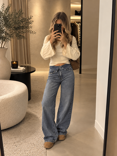 Queen Hearts Jeans W5005 dark blue