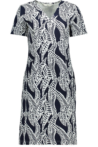 NED Simo-C 1/2 SS Jurk Marine Rebel Rhythm Traveler marine