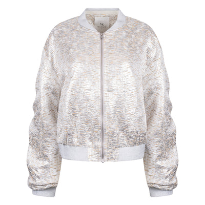 Nukus Babette Bomber silver / camel