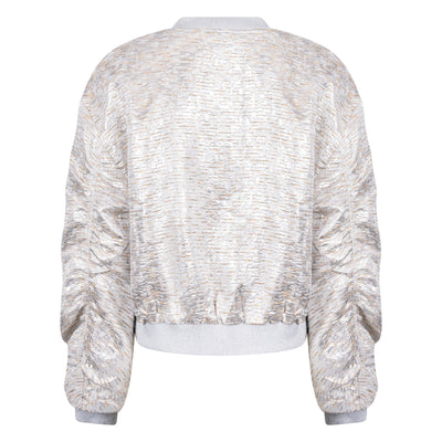 Nukus Babette Bomber silver / camel