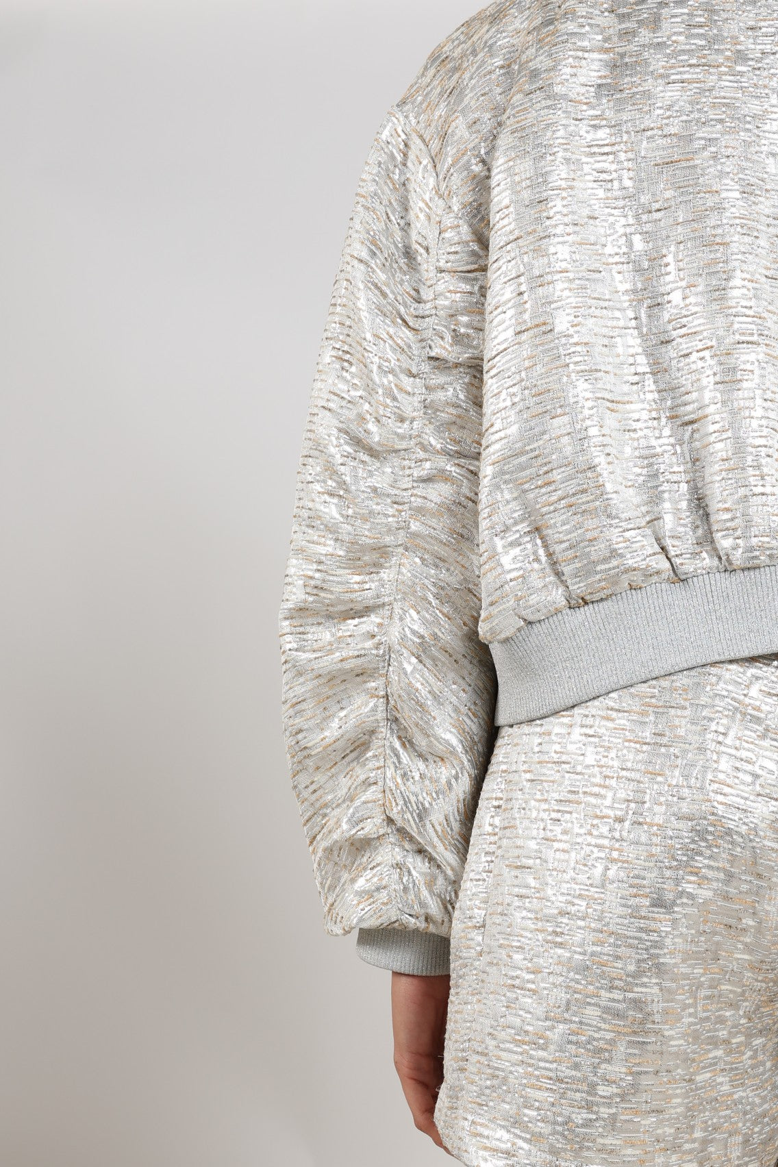 Nukus Babette Bomber silver / camel