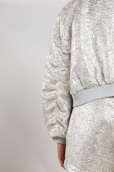 Nukus Babette Bomber silver / camel
