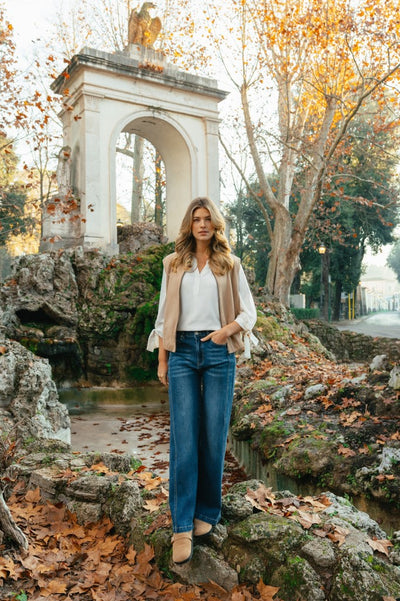 C&S Nico Jeans denim dark blue
