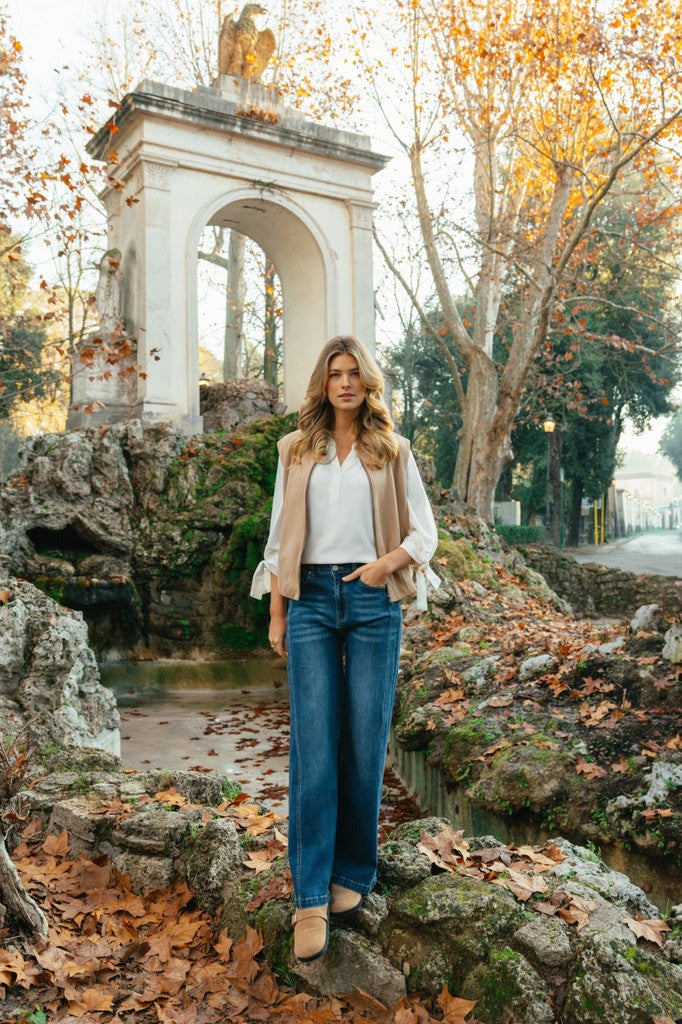 C&S Nico Jeans denim dark blue