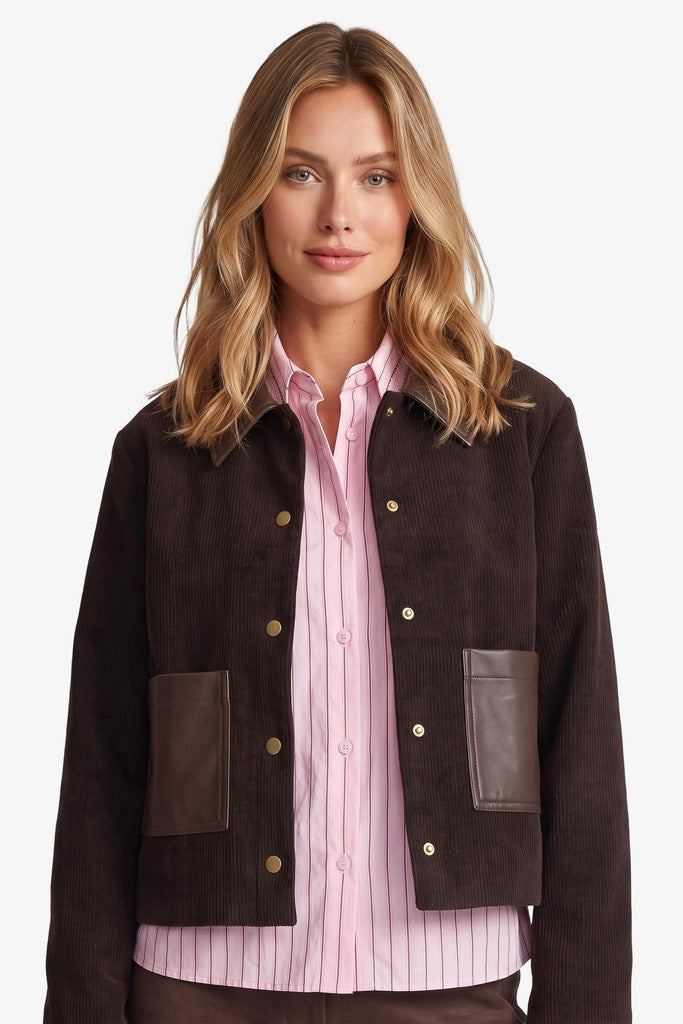 Fluresk Jet Jacket dark chocolate