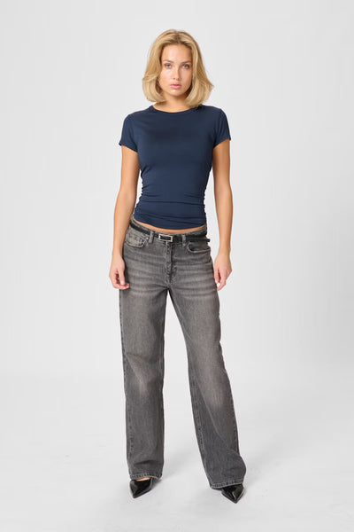 My Essential Wardrobe Modal Tee donkerblauw