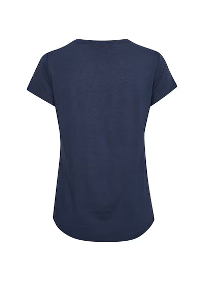 My Essential Wardrobe Modal Tee donkerblauw