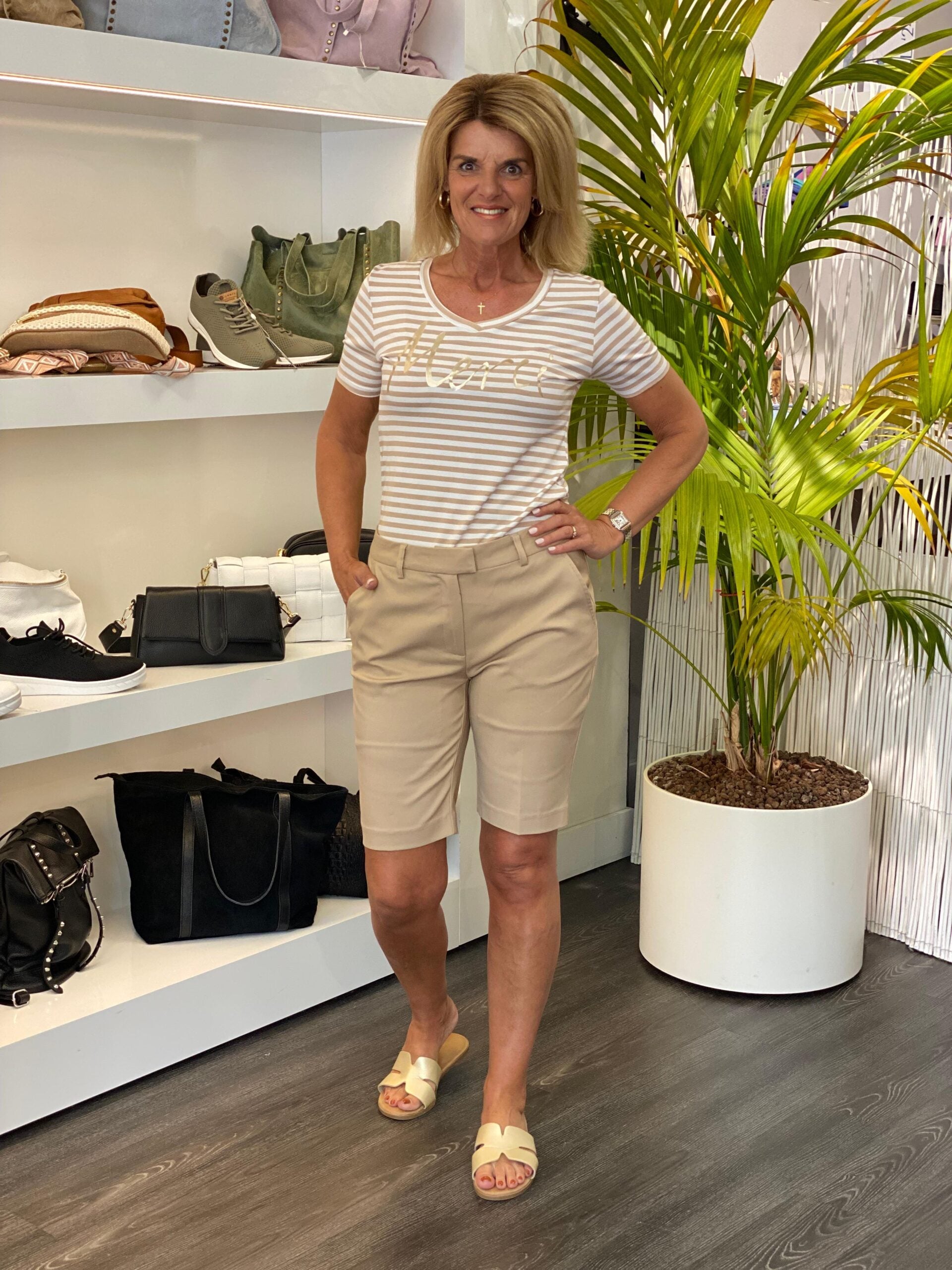 Freequent isabella short taupe