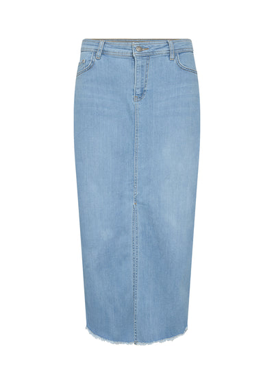 SoyaConcept Kimberly 26 spijker Denim Rok light blue