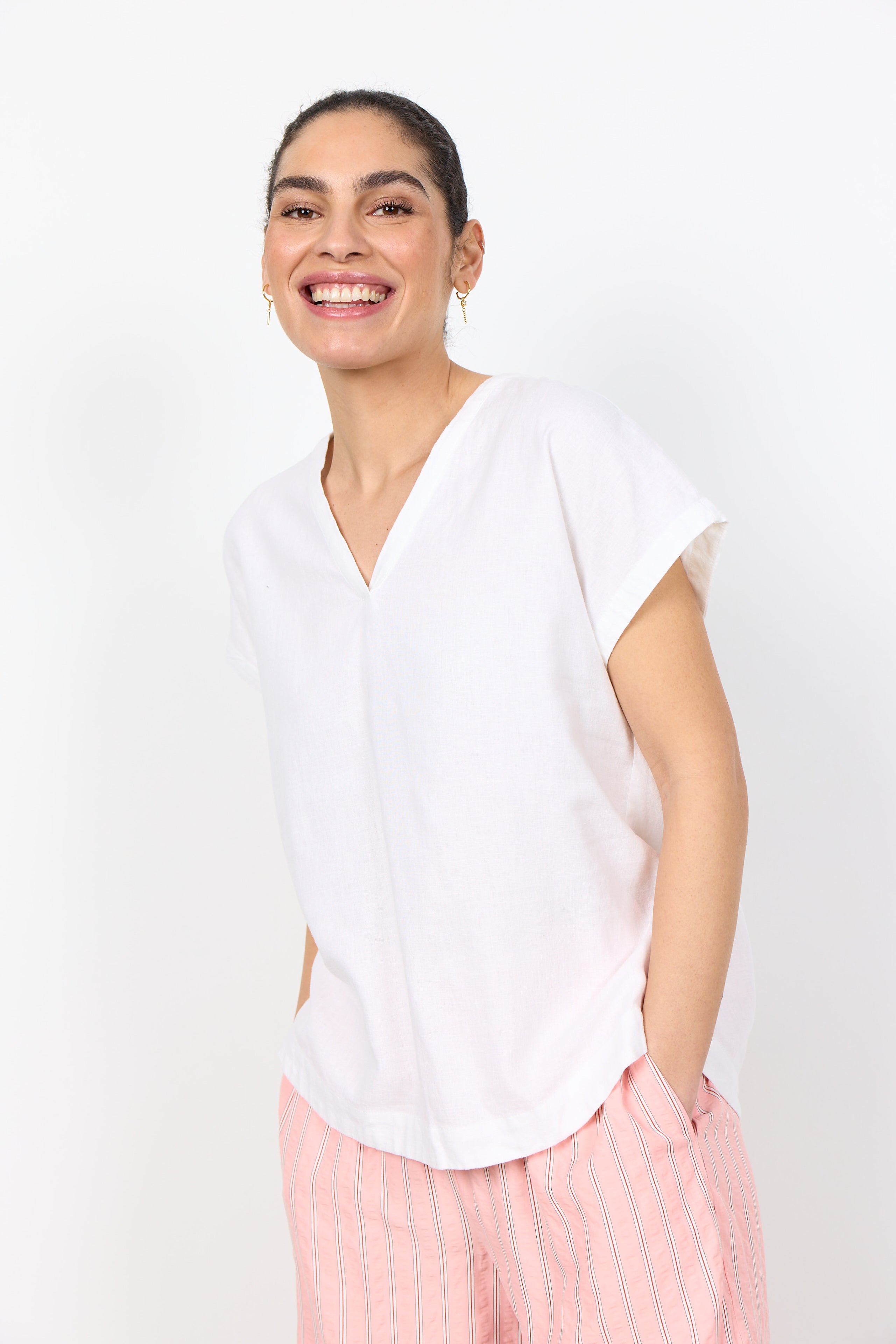 SoyaConcept Ina 51 T-shirt wit