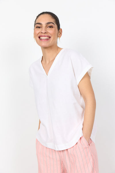 SoyaConcept Ina 51 T-shirt wit