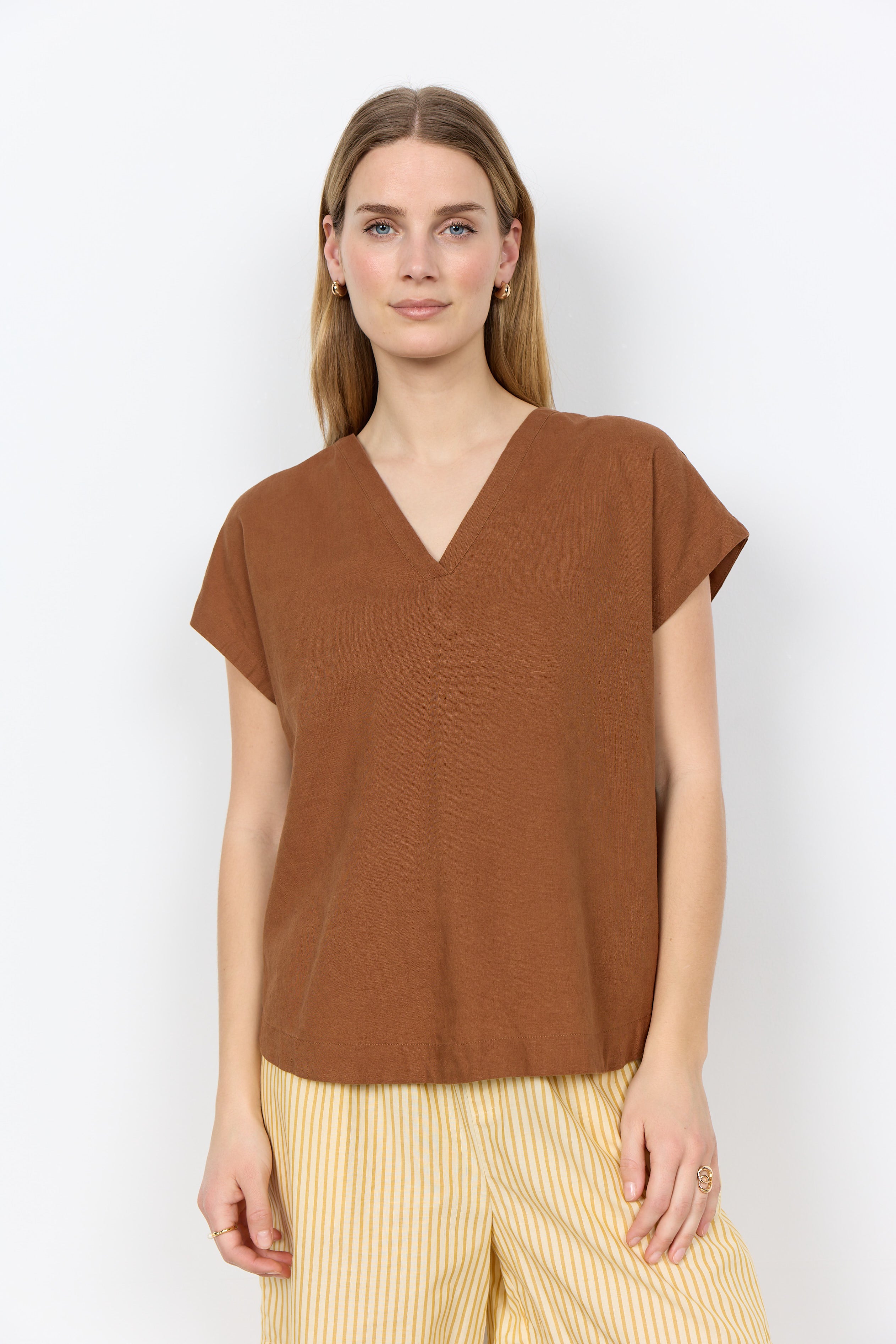 SoyaConcept Ina 51 T-shirt toffee