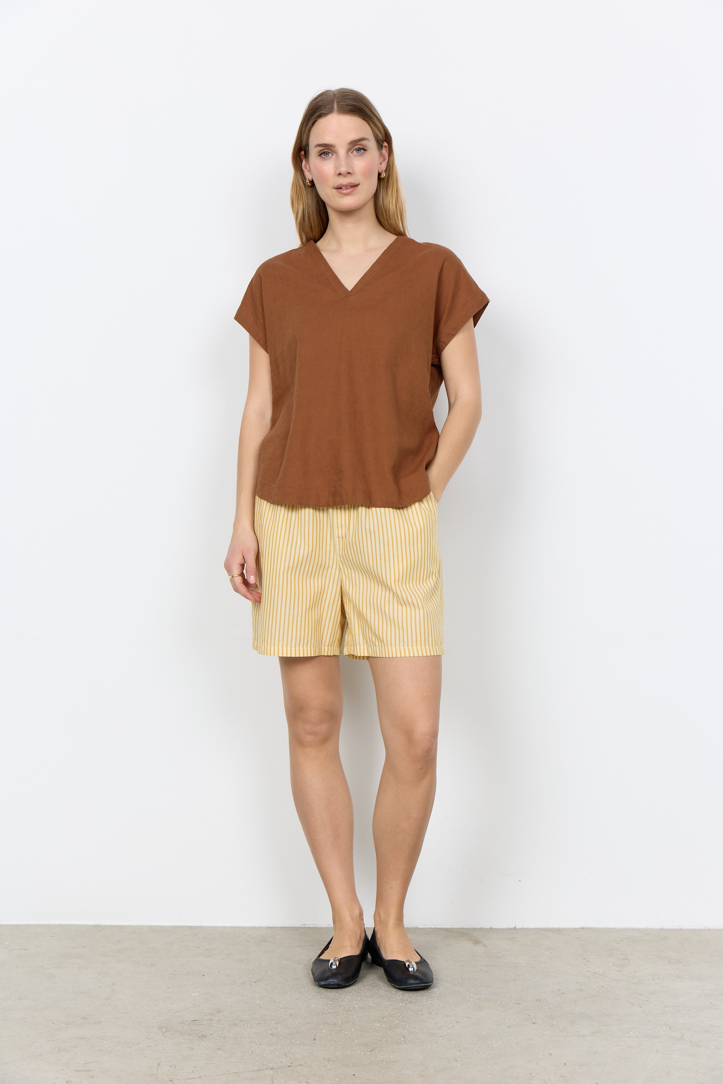 SoyaConcept Ina 51 T-shirt toffee