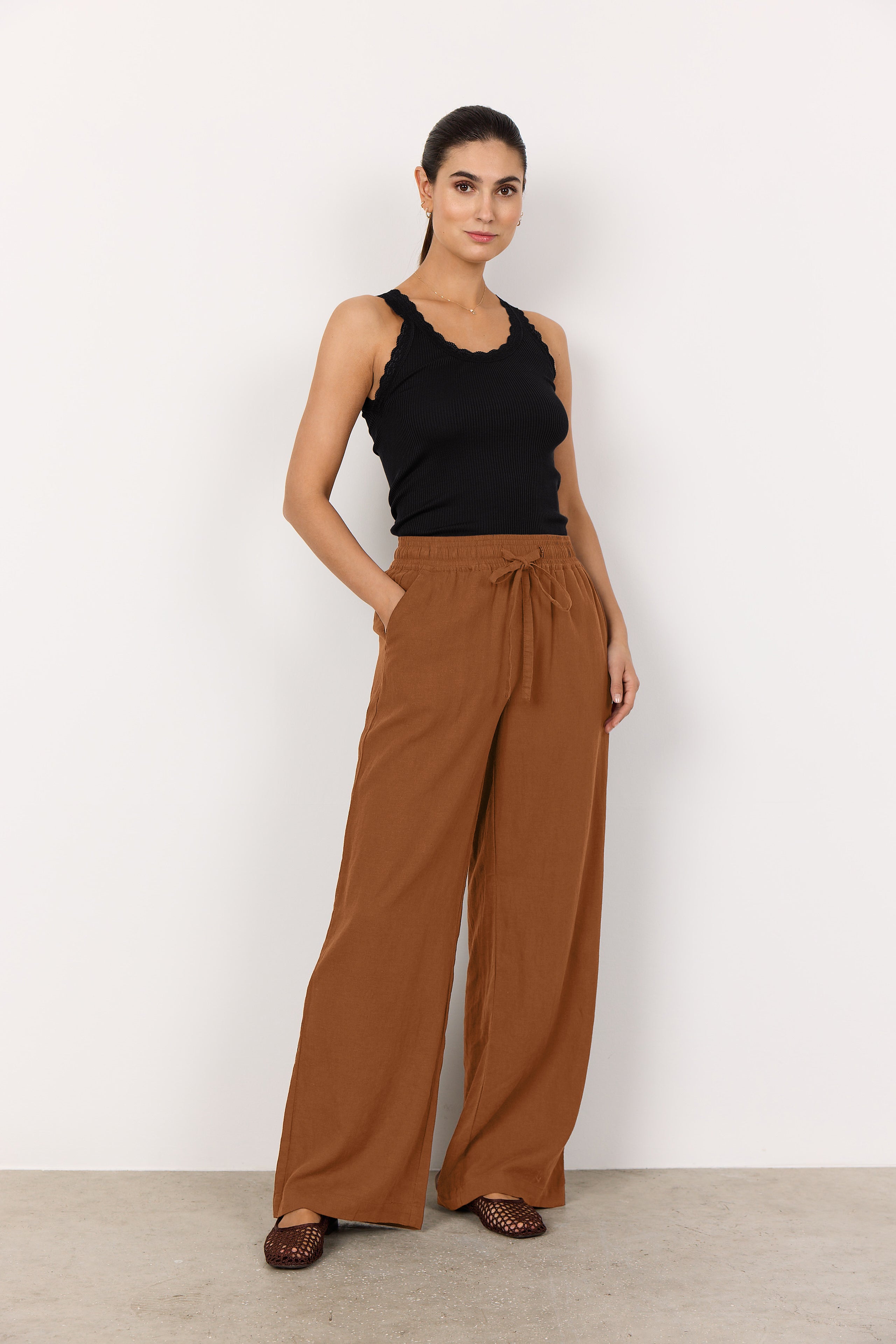 SoyaConcept Ina 61C Broek toffee