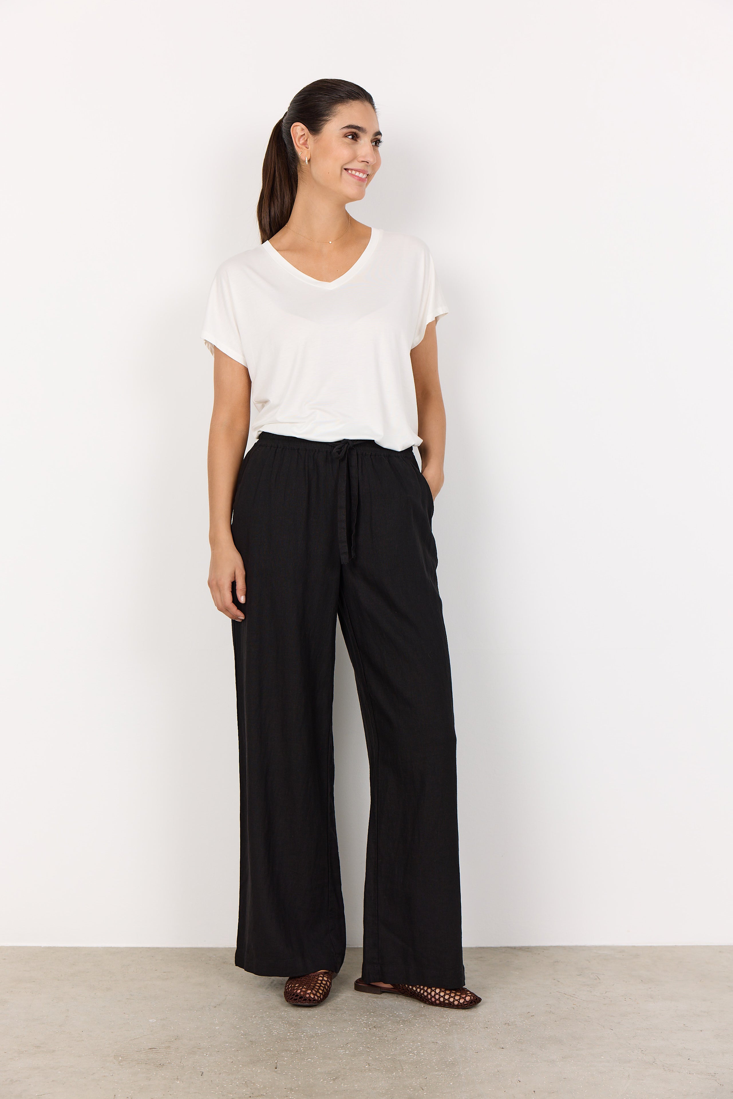 SoyaConcept Ina 61C Broek zwart