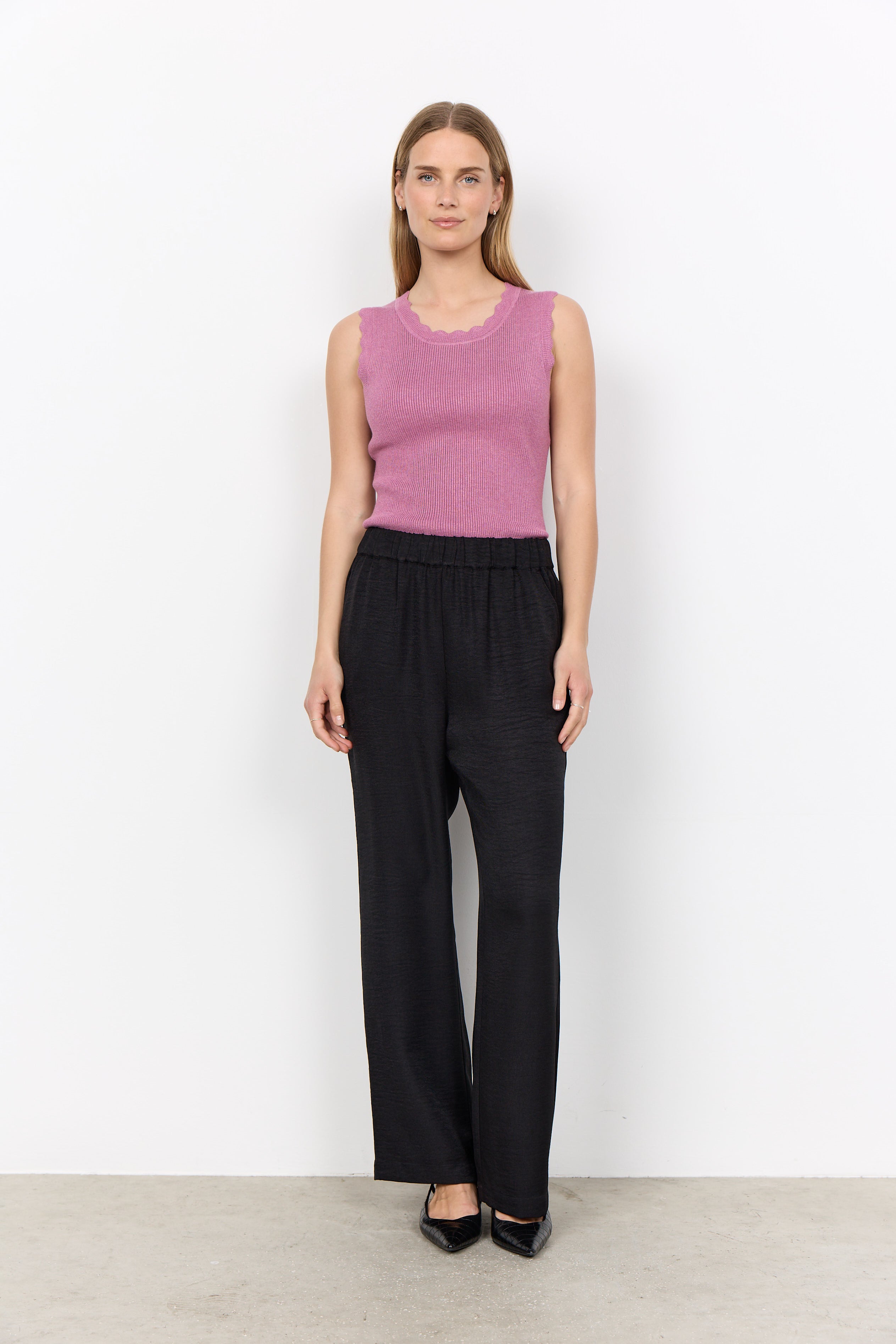 SoyaConcept Charissa 3-C Broek zwart