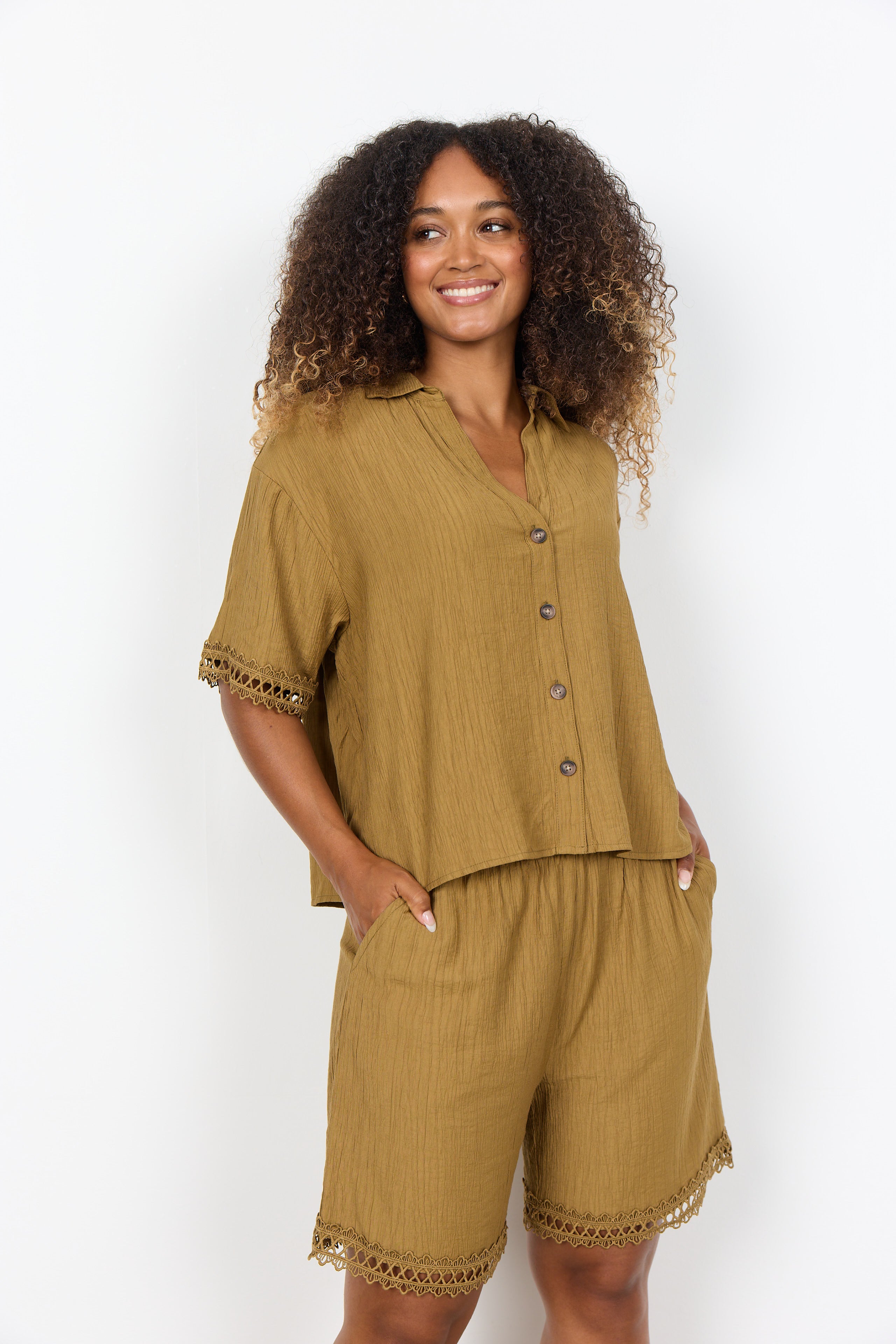 SoyaConcept Fabrina 1-C Korte Broek butternut