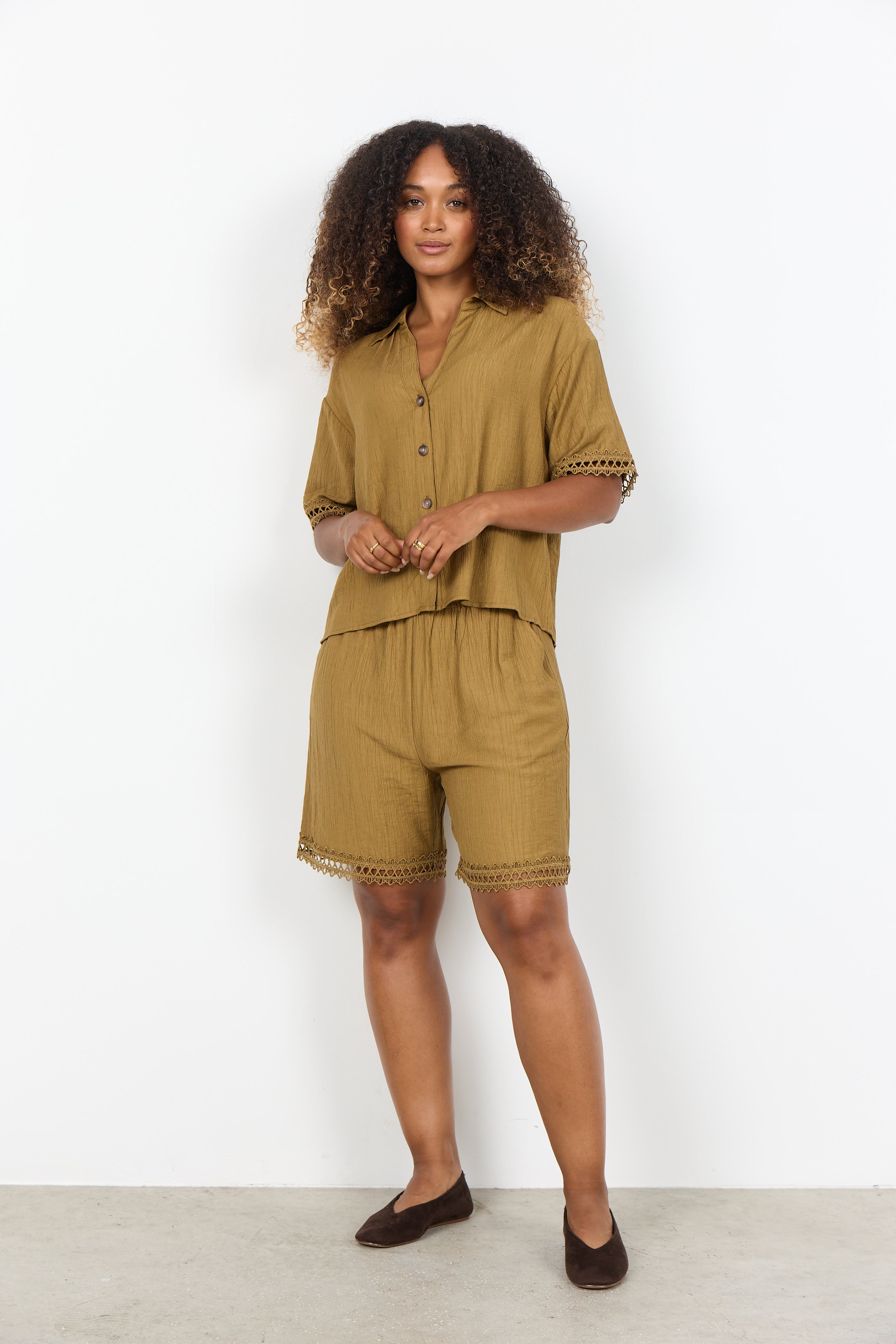 SoyaConcept Fabrina 1-C Korte Broek butternut