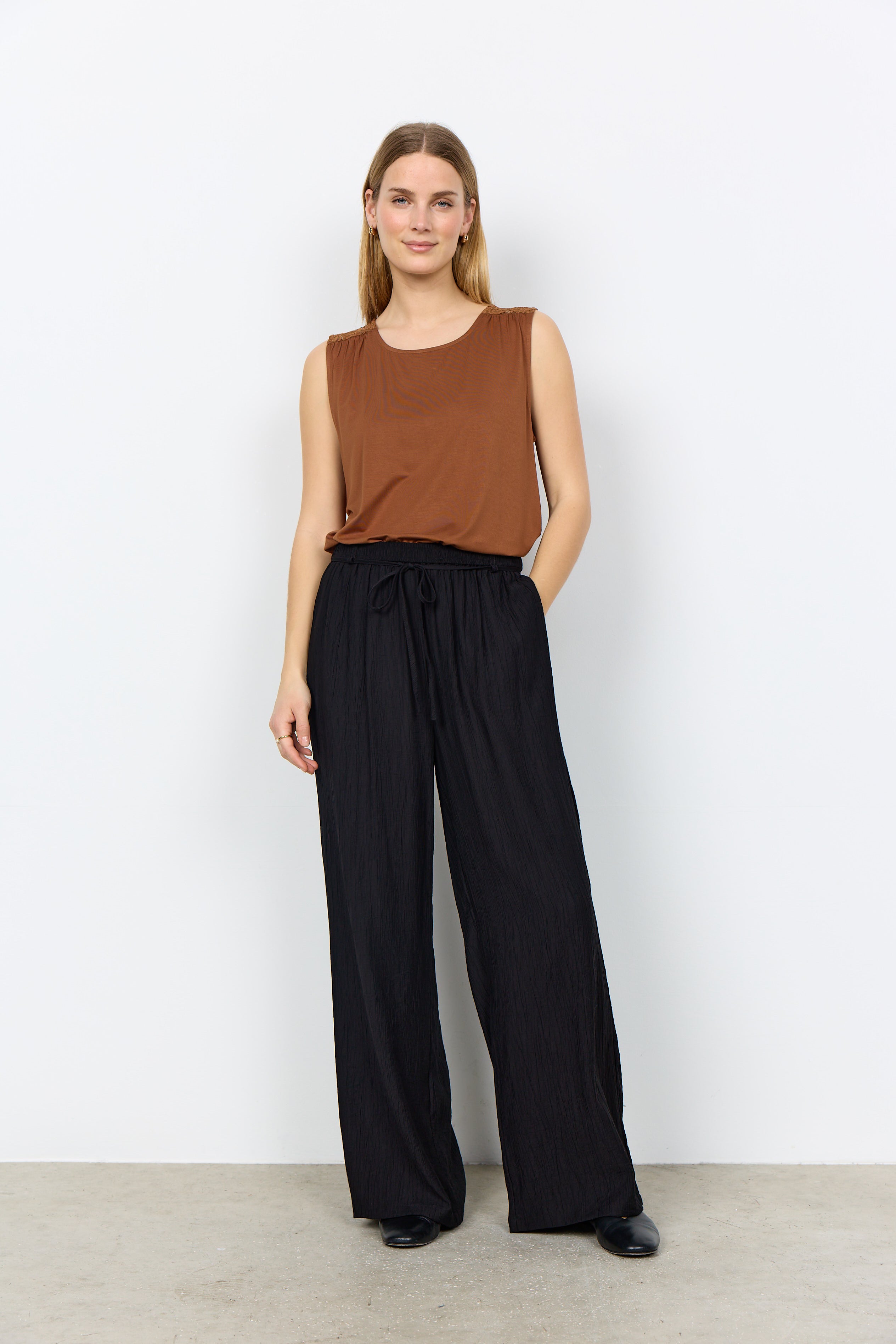 SoyaConcept Fabrina 2-C Broek zwart