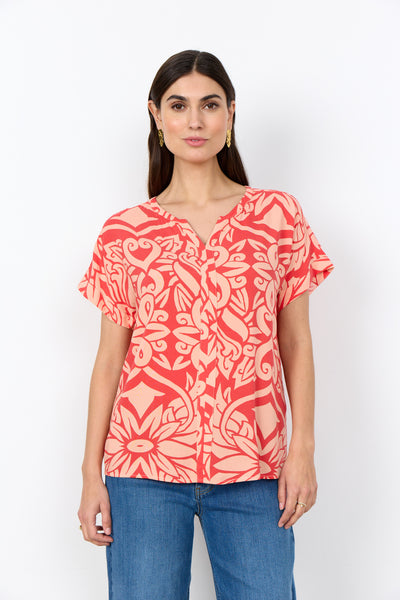 SoyaConcept Felone 1 Blouse koraal print