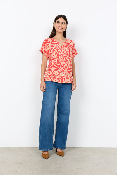 SoyaConcept Felone 1 Blouse koraal print