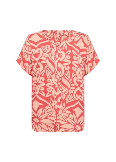SoyaConcept Felone 1 Blouse koraal print