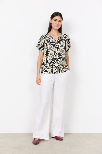 SoyaConcept Felone 1 Blouse zwart print