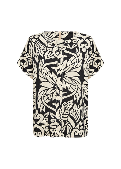 SoyaConcept Felone 1 Blouse zwart print
