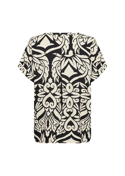 SoyaConcept Felone 1 Blouse zwart print