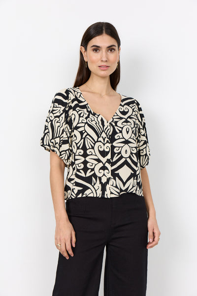 SoyaConcept Felone 2 Blouse zwart print