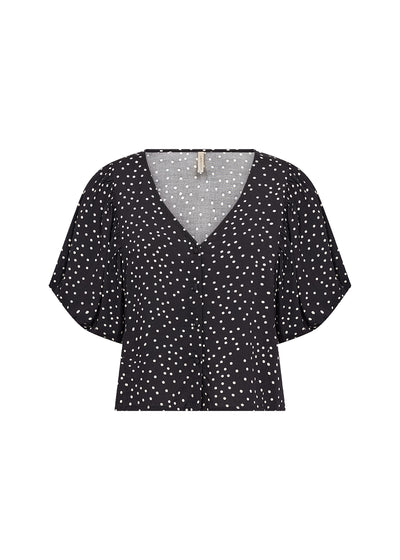 SoyaConcept Gilda 1 Blouse zwart wit