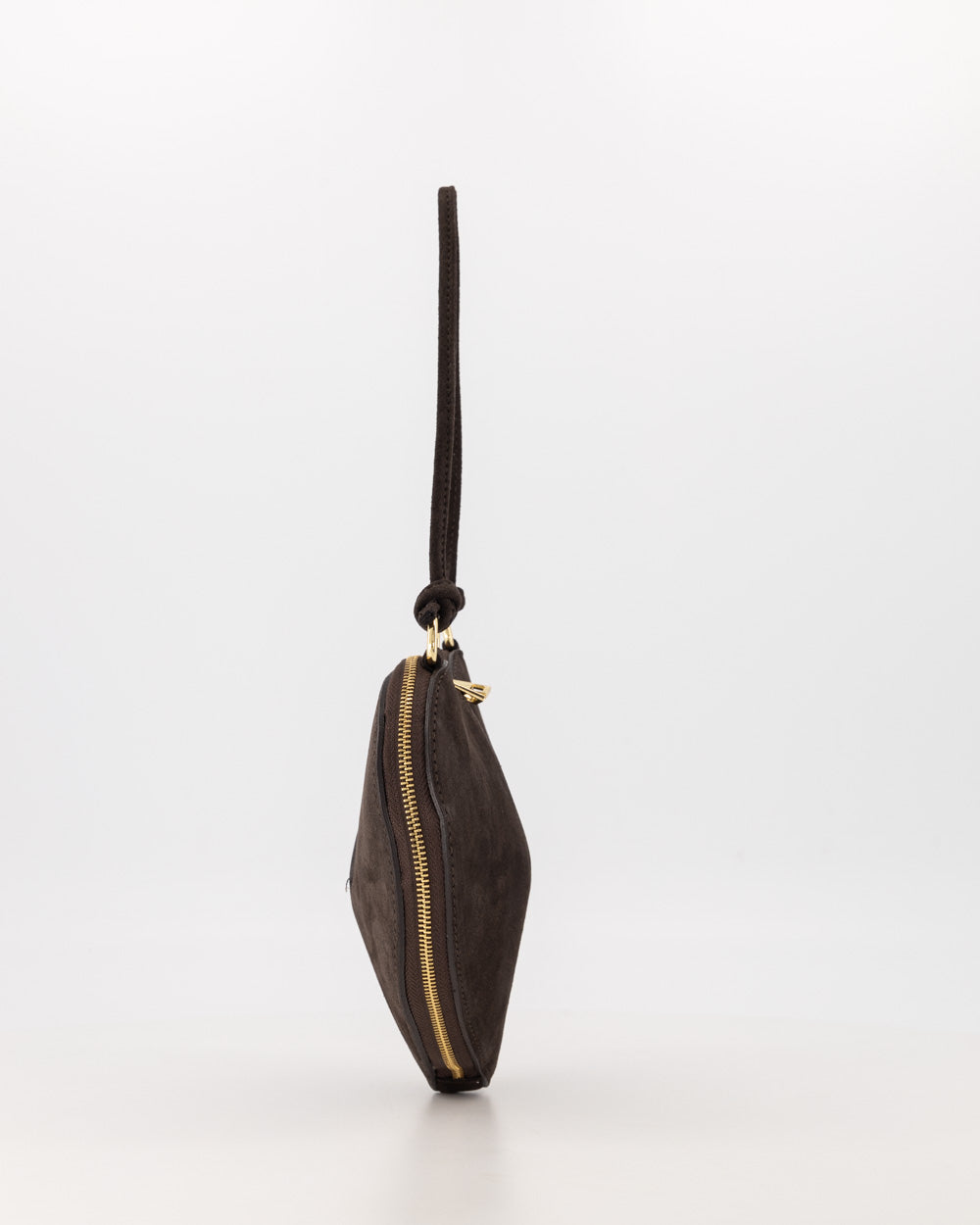 Tas lamour hart suede  bruin/Goud T433