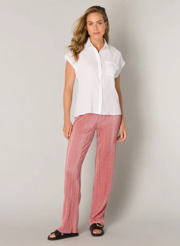 Ivy Beau Chloe Blouse bright white