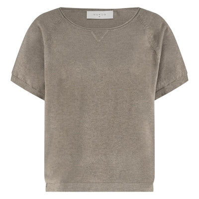 Nukus Anita Top Lurex light fango