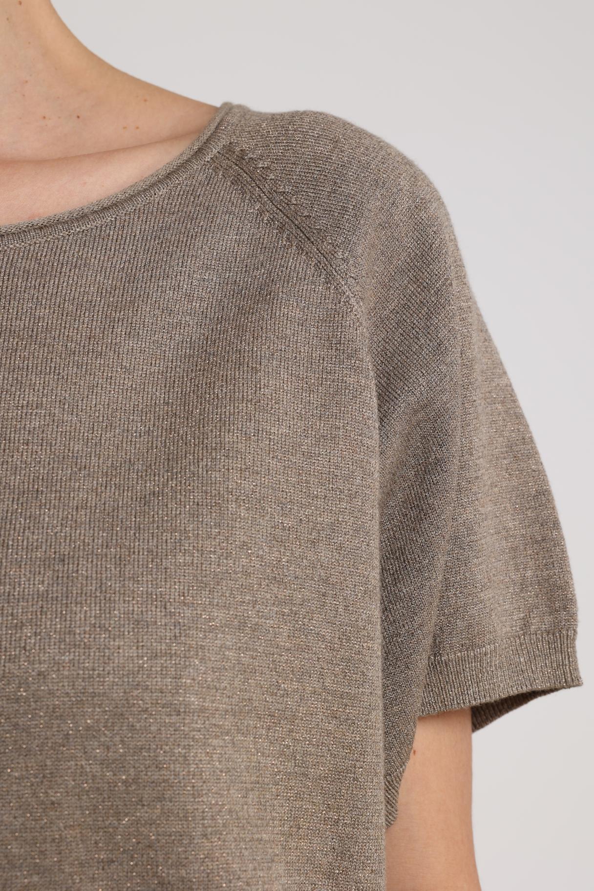 Nukus Anita Top Lurex light fango