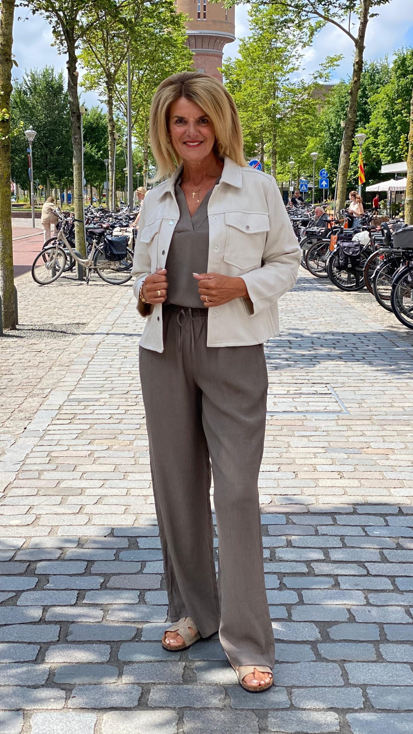 Freequent Duwa Jacket moonbeam