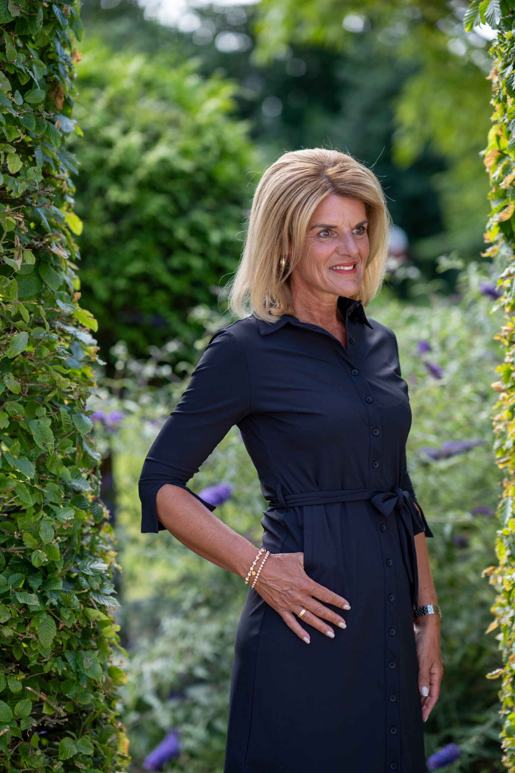 Travelstof jurk mi piace 202092 zwart