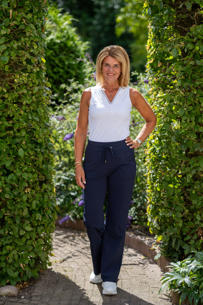 Mi Piace Travelstof Top Kant wit 202254