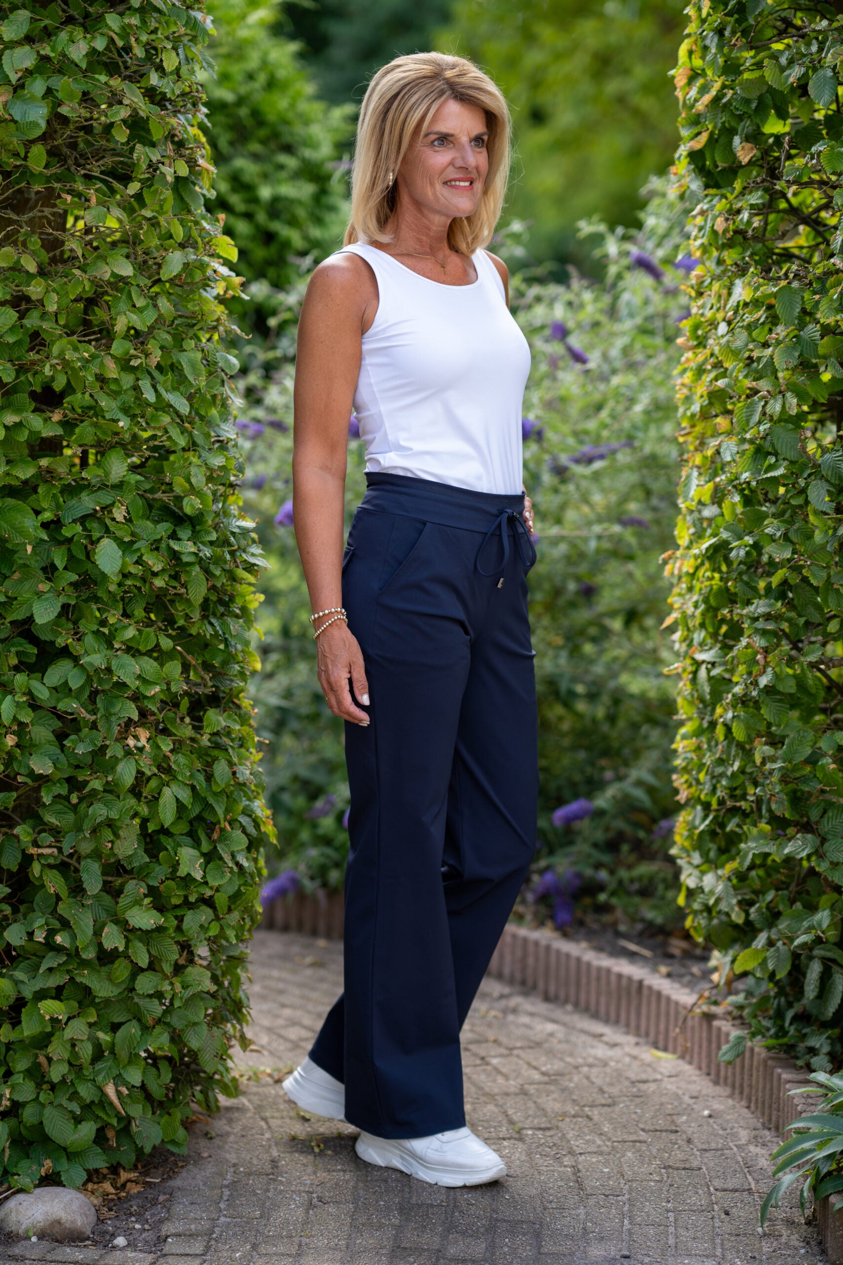 Mi piace Travelbroek Loose Fit donkerblauw 202089