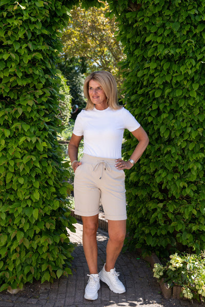 Mi Piace Basic T-shirt top wit 2020056