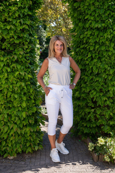 Mi Piace Travelbroek Capri wit 202082