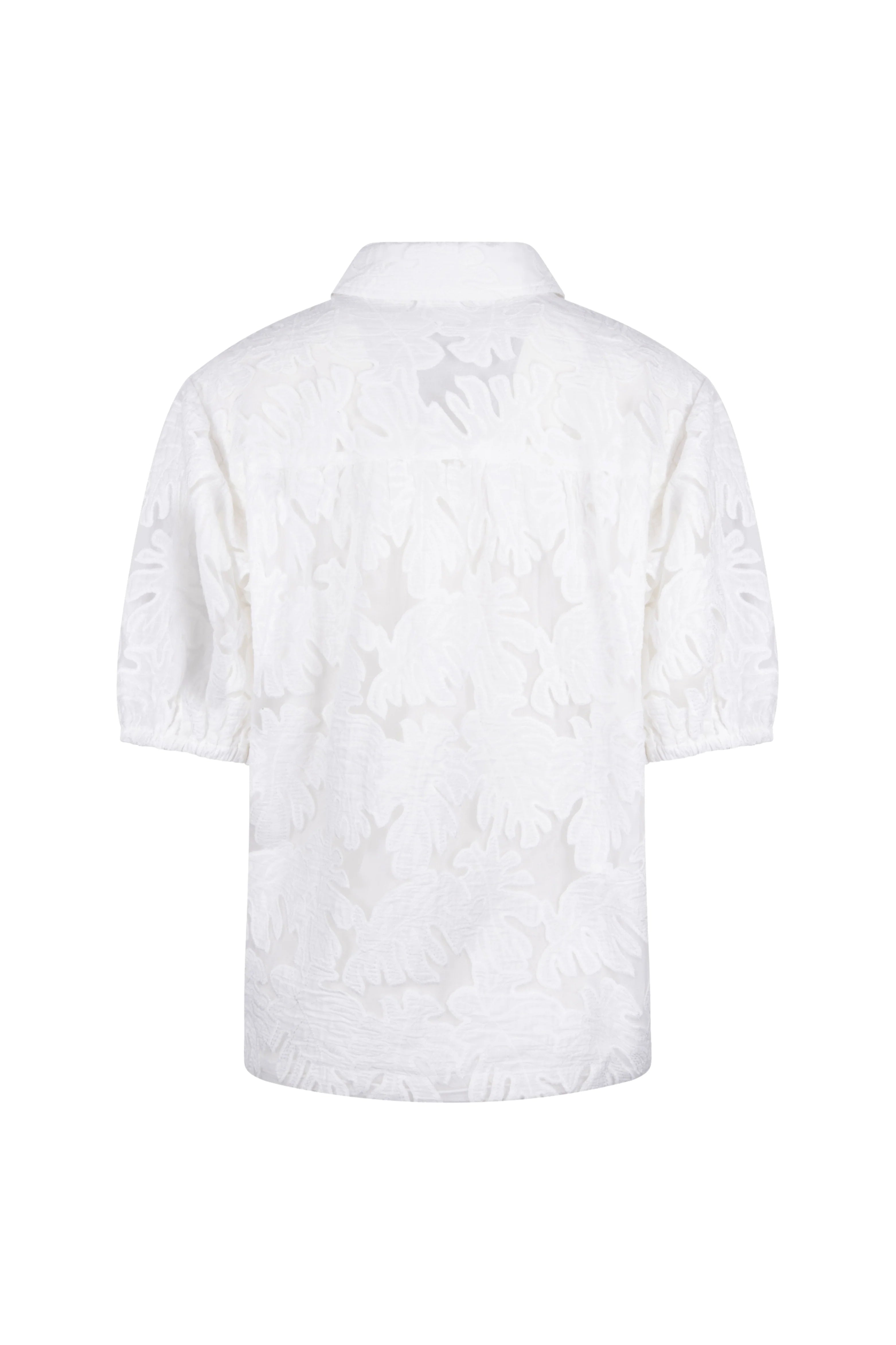 Nukus Berit Blouse Embroidery offwhite