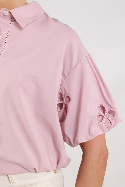 Nukus Leia Blouse SS blush