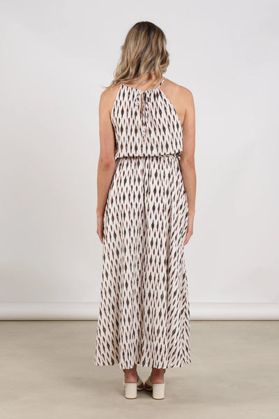 Nukus Monique Print offwhite/fango