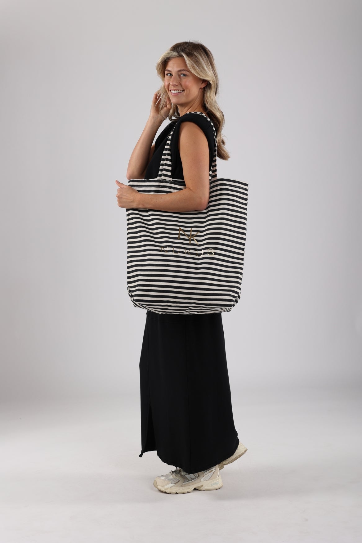 Nukus Maartje Lurex Rok zwart