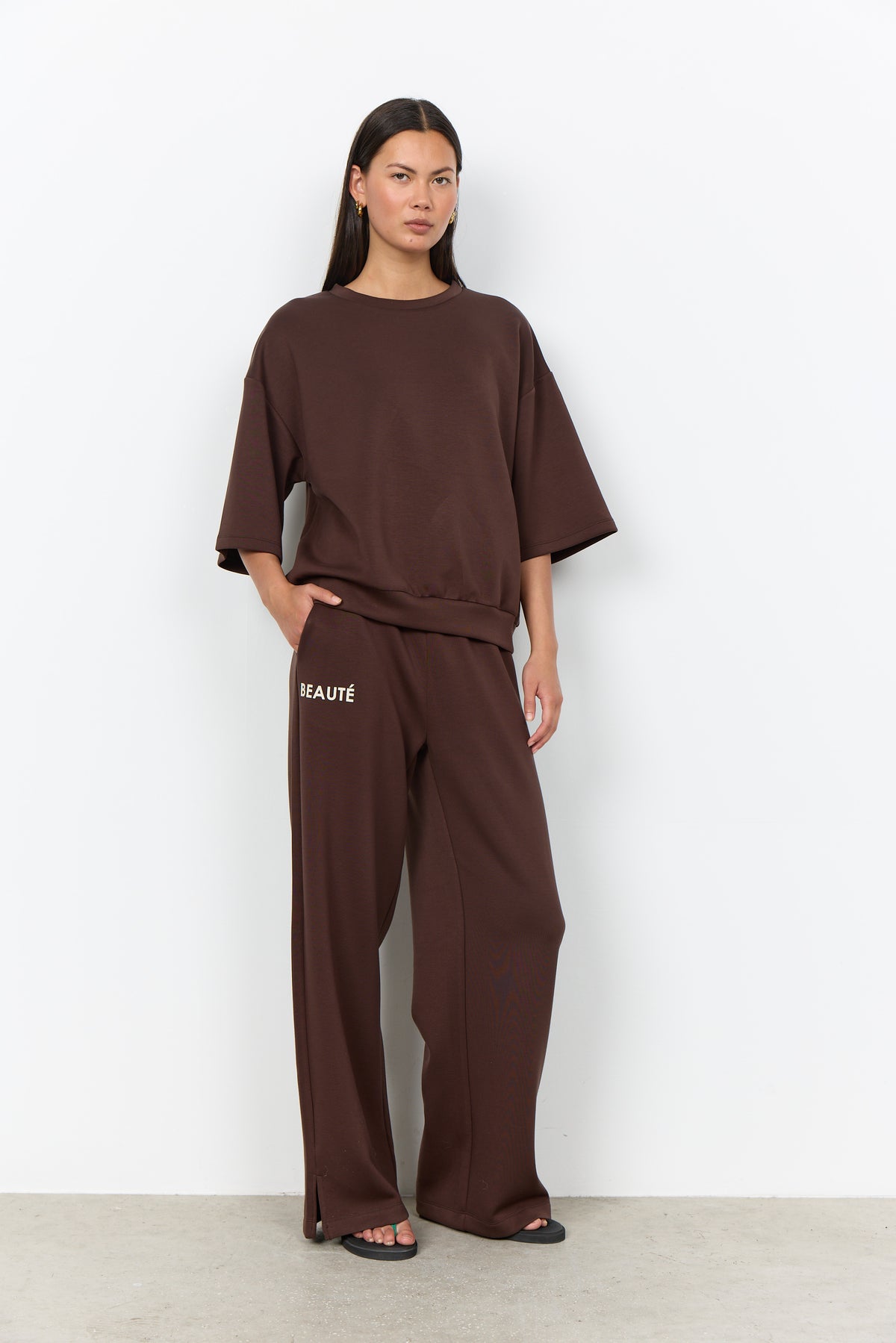 SoyaConcept Janny T-Shirt Hot Fudge
