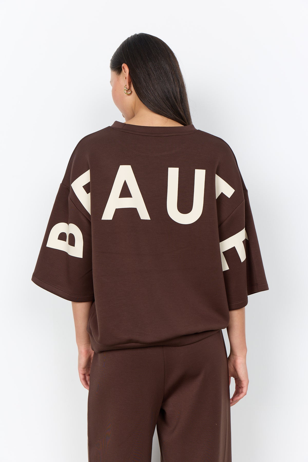 SoyaConcept Janny T-Shirt Hot Fudge
